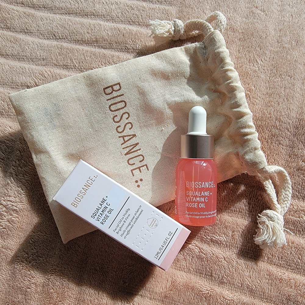 Biossance Squalane + Vitamin C Rose Oil BNIB